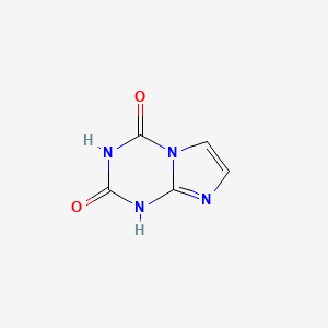 molecular formula C5H4N4O2 B1610138 咪唑并[1,2-a][1,3,5]三嗪-2,4(1H,3H)-二酮 CAS No. 67410-57-5