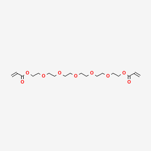 molecular formula C18H30O9 B1610145 3,6,9,12,15-五氧杂十七烷-1,17-二基丙烯酸酯 CAS No. 85136-58-9