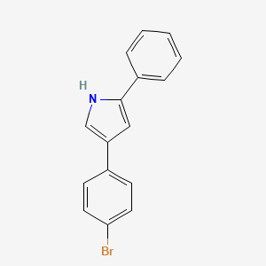 molecular formula C16H12BrN B1610154 4-(4-bromophenyl)-2-phenyl-1H-pyrrole CAS No. 862201-35-2