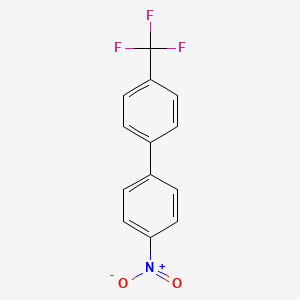molecular formula C13H8F3NO2 B1610155 4-Nitro-4'-(trifluoromethyl)-1,1'-biphenyl CAS No. 80245-34-7