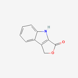 molecular formula C10H7NO2 B1610158 1H-呋喃[3,4-b]吲哚-3(4H)-酮 CAS No. 37033-06-0
