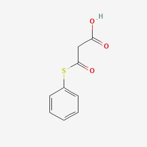 molecular formula C9H8O3S B1610161 Propanoic acid, 3-oxo-3-(phenylthio)- CAS No. 4279-77-0