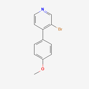 molecular formula C12H10BrNO B1610162 3-Bromo-4-(4'-methoxyphenyl)pyridine CAS No. 88345-97-5