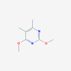 molecular formula C8H12N2O2 B1610164 2,4-Dimethoxy-5,6-dimethylpyrimidine CAS No. 120129-83-1