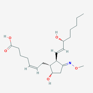 molecular formula C21H35NO5 B161017 11-Methoxime prostaglandin D2 CAS No. 130377-58-1