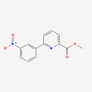 molecular formula C13H10N2O4 B1610173 Methyl 6-(3-nitrophenyl)pyridine-2-carboxylate CAS No. 252921-23-6