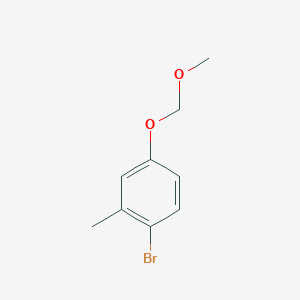 molecular formula C9H11BrO2 B1610174 1-溴-4-(甲氧甲氧基)-2-甲苯 CAS No. 58402-70-3