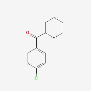 molecular formula C13H15ClO B1610175 4-氯苯基环己基酮 CAS No. 3277-80-3