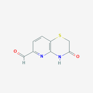 molecular formula C8H6N2O2S B1610176 3-氧代-3,4-二氢-2H-吡啶并[3,2-b][1,4]噻嗪-6-甲醛 CAS No. 443956-16-9