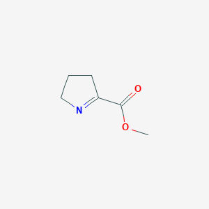 molecular formula C6H9NO2 B1610184 Methyl 3,4-dihydro-2H-pyrrole-5-carboxylate CAS No. 57224-14-3