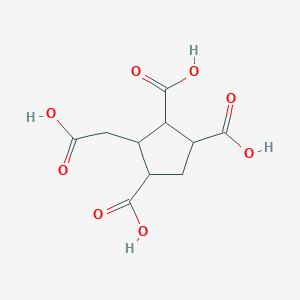 molecular formula C10H12O8 B1610186 3-(carboxymethyl)cyclopentane-1,2,4-tricarboxylic Acid CAS No. 24434-90-0
