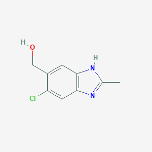 B161019 (6-chloro-2-methyl-3H-benzimidazol-5-yl)methanol CAS No. 126436-23-5