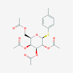 molecular formula C21H26O9S B1610195 4-甲基苯基 2,3,4,6-四-O-乙酰基-β-D-硫代半乳呋喃糖苷 CAS No. 28244-99-7