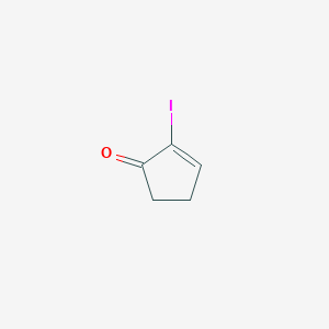 molecular formula C5H5IO B1610213 2-碘环戊-2-烯-1-酮 CAS No. 33948-35-5