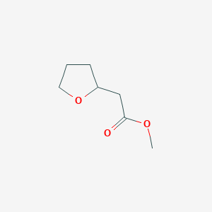 molecular formula C7H12O3 B1610221 Methyl 2-(tetrahydrofuran-2-yl)acetate CAS No. 2018-85-1