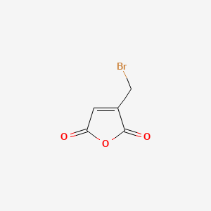 molecular formula C5H3BrO3 B1610223 2,5-Furandione, 3-(bromomethyl)- CAS No. 26735-82-0