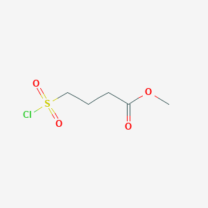 molecular formula C5H9ClO4S B1610231 Methyl 4-(chlorosulfonyl)butanoate CAS No. 81926-28-5