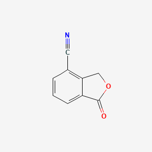 molecular formula C9H5NO2 B1610242 1-Oxo-1,3-dihydroisobenzofuran-4-carbonitrile CAS No. 90483-95-7