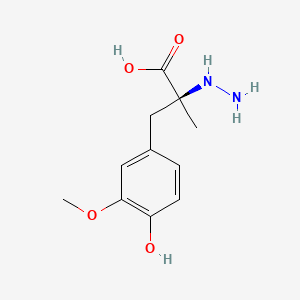 (S)-2-Hydrazino-3-(4-hydroxy-3-methoxyphenyl)-2-methylpropionic acid