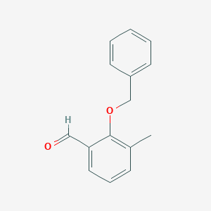 molecular formula C15H14O2 B1610253 2-(Benzyloxy)-3-methylbenzaldehyde CAS No. 52803-61-9
