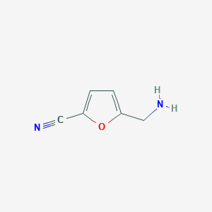 molecular formula C6H6N2O B1610255 5-(Aminomethyl)furan-2-carbonitrile CAS No. 776277-28-2