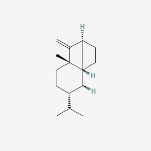 molecular formula C15H24 B1610269 (+)-Sativene CAS No. 3650-28-0