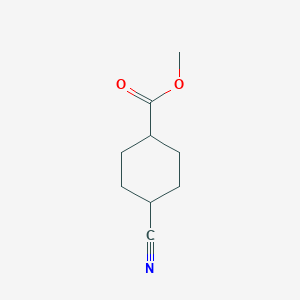 molecular formula C9H13NO2 B1610274 Methyl 4-cyanocyclohexanecarboxylate CAS No. 32529-82-1