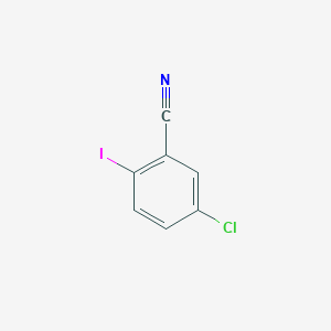 molecular formula C7H3ClIN B1610279 5-氯-2-碘苯甲腈 CAS No. 549547-88-8