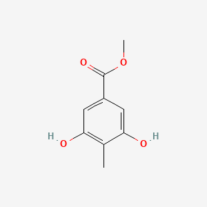 molecular formula C9H10O4 B1610280 3,5-二羟基-4-甲基苯甲酸甲酯 CAS No. 75238-29-8