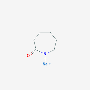 molecular formula C6H10NNaO B1610298 2H-Azepin-2-one, hexahydro-, sodium salt CAS No. 2123-24-2