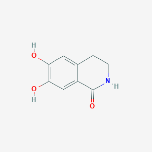 molecular formula C9H9NO3 B1610303 6,7-dihydroxy-3,4-dihydro-2H-isoquinolin-1-one CAS No. 330847-76-2