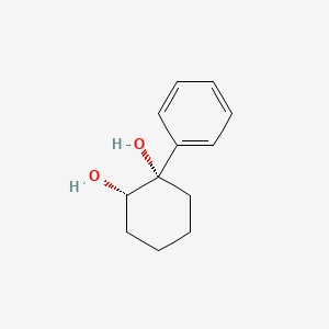 molecular formula C12H16O2 B1610326 (1S,2S)-1-苯基环己烷-1,2-二醇 CAS No. 34281-90-8