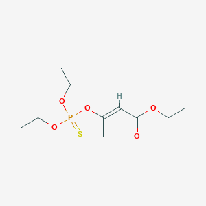 molecular formula C10H19O5PS B161033 ethyl (E)-3-diethoxyphosphinothioyloxybut-2-enoate CAS No. 128606-47-3