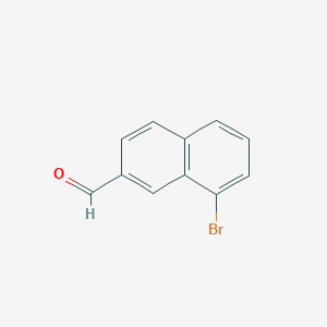 molecular formula C11H7BrO B1610335 8-Bromo-2-naphthaldehyde CAS No. 841259-41-4