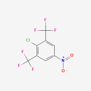 molecular formula C8H2ClF6NO2 B1610338 2-氯-5-硝基-1,3-双(三氟甲基)苯 CAS No. 2375-97-5