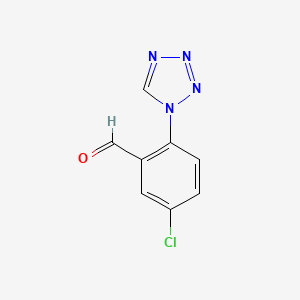 5-Chloro-2-tetrazol-1-yl-benzaldehyde