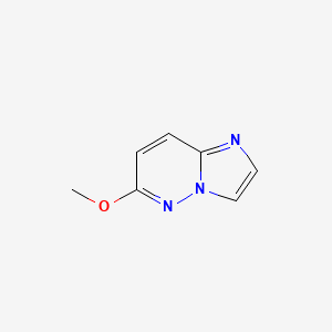 molecular formula C7H7N3O B1610358 6-Methoxyimidazo[1,2-b]pyridazine CAS No. 17240-33-4