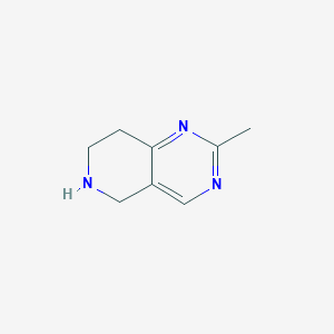 molecular formula C8H11N3 B1610363 2-Methyl-5,6,7,8-tetrahydropyrido[4,3-d]pyrimidine CAS No. 676994-65-3
