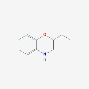 molecular formula C10H13NO B1610378 2-乙基-3,4-二氢-2H-1,4-苯并噁嗪 CAS No. 1082930-33-3