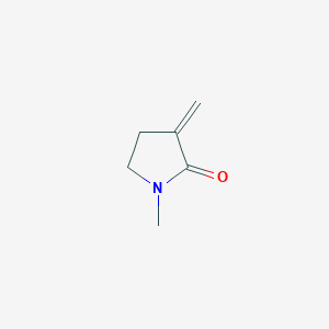 molecular formula C6H9NO B1610383 1-甲基-3-亚甲基-2-吡咯烷酮 CAS No. 50586-05-5