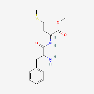 molecular formula C15H22N2O3S B1610405 Methyl phenylalanylmethioninate CAS No. 22248-60-8