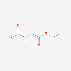 molecular formula C7H11BrO3 B1610410 3-溴-4-氧代戊酸乙酯 CAS No. 54260-84-3