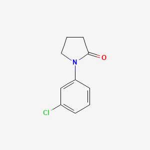 molecular formula C10H10ClNO B1610413 1-(3-Chlorophenyl)pyrrolidin-2-one CAS No. 24051-35-2