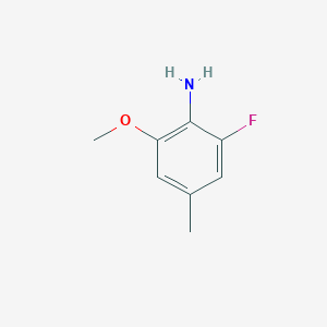 molecular formula C8H10FNO B1610420 2-Fluoro-6-methoxy-4-methylaniline CAS No. 217314-46-0