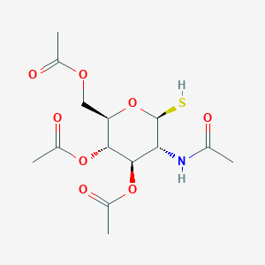 molecular formula C14H21NO8S B1610424 2-Acetamido-2-deoxy-1-thio-beta-D-glucopyranose 3,4,6-triacetate CAS No. 51450-09-0
