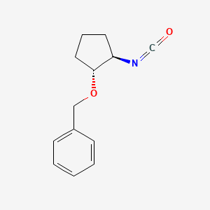 molecular formula C13H15NO2 B1610431 (1R,2R)-(-)-2-Benzyloxycyclopentyl isocyanate CAS No. 737001-14-8