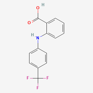 molecular formula C14H10F3NO2 B1610437 2-((4-(Trifluoromethyl)phenyl)amino)benzoic acid CAS No. 57975-93-6