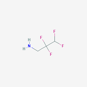 molecular formula C3H5F4N B1610439 2,2,3,3-Tetrafluoropropan-1-amine CAS No. 663-69-4