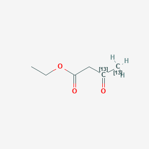 molecular formula C6H10O3 B1610448 Ethyl acetoacetate-3,4-13C2 CAS No. 89186-80-1