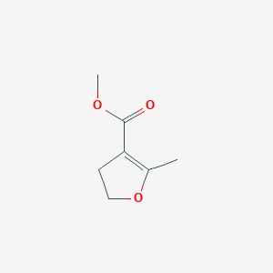 molecular formula C7H10O3 B1610450 Methyl 2-methyl-4,5-dihydrofuran-3-carboxylate CAS No. 32595-98-5
